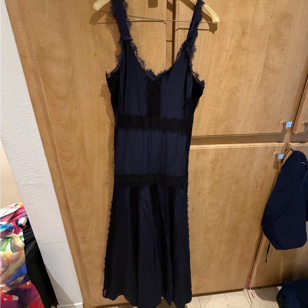 La Ligne Dress (Blue & Black)